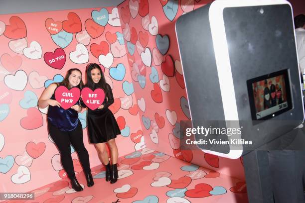 Guests attend PUMA Galentine's Day Event with Yara Shahidi and Elaine Welteroth at Siren Studios on February 13, 2018 in Hollywood, California.