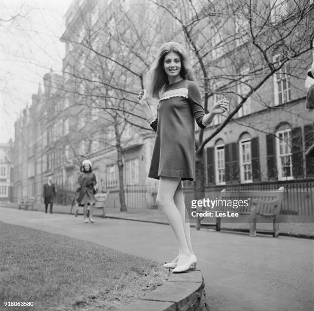 American actress Gayle Hunnicutt in London, UK, 10th March 1968.