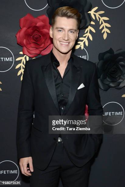 Actor Alex Sparrow attends the Lifetime hosts Anti-Valentine's Bash for Premieres of 'UnREAL' and 'Mary Kills People' at Eveleigh on February 13,...