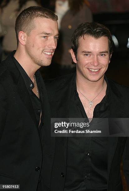 Stephen Gately and guest