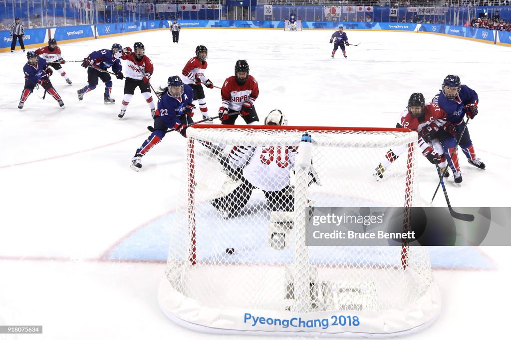 Ice Hockey - Winter Olympics Day 5 - Korea v Japan