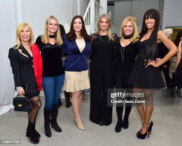 Tina Kravitz, Julie Sinaw, Stephanie Mattera, Katie McEntee, Leesa Rowland and Elena Ayot attend Jean Shafiroff, Ambassador for Southampton Animal...