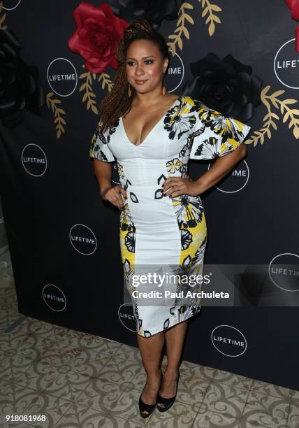 Actress Traci Thoms attends the Anti-Valentine's bash for premieres of "UnREAL" And "Mary Kills People" at Eveleigh on February 13, 2018 in West...