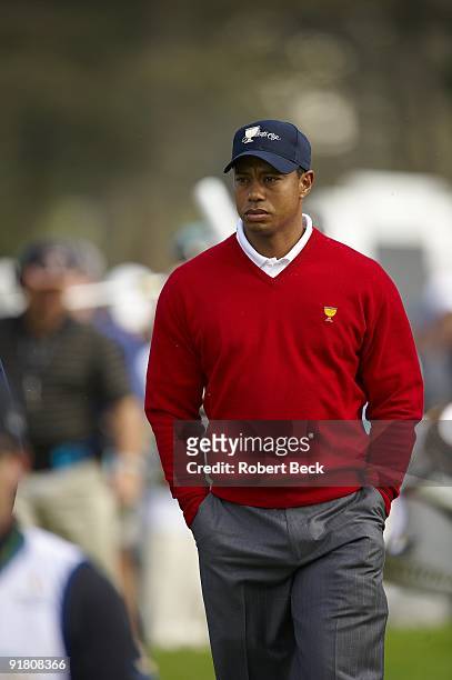 Tiger Woods during Thursday Foursomes Matches at Harding Park GC. San Francisco, CA 10/8/2009 CREDIT: Robert Beck