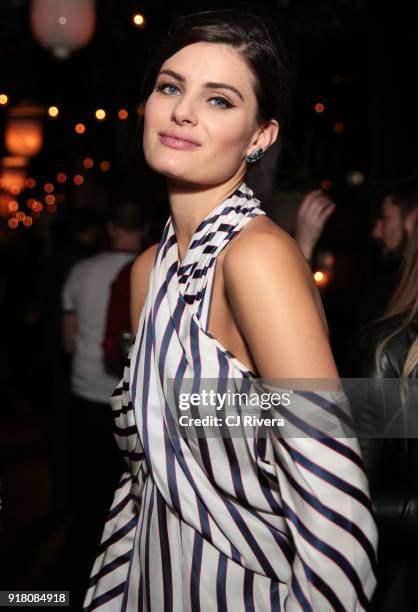 Model Isabeli Fontana attends the Monse launch party during New York Fashion Week on February 13, 2018 in New York City.