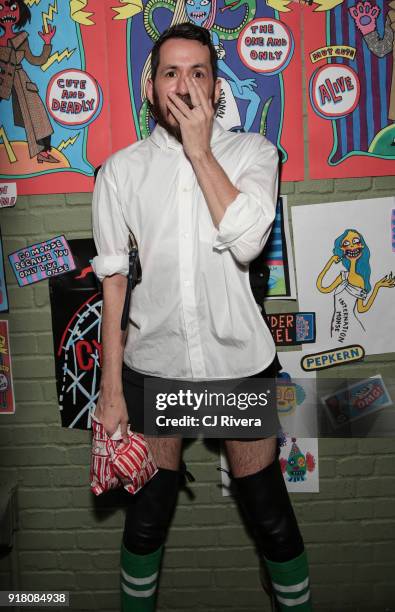 Artist David Aliperti attends the Monse launch party during New York Fashion Week on February 13, 2018 in New York City.