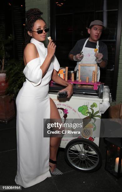 Kat Brown attends the Monse launch party during New York Fashion Week on February 13, 2018 in New York City.