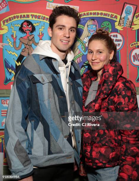 Taylen Richards and Jessica Minkoff attend the Monse launch party during New York Fashion Week on February 13, 2018 in New York City.