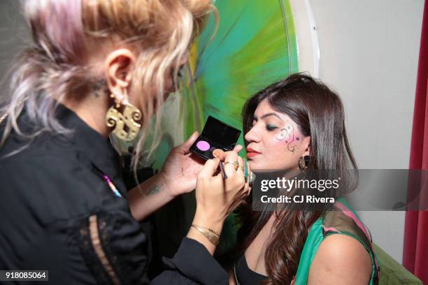 Dani Fonesca and Marvi Santosh attends the Monse launch party during New York Fashion Week on February 13, 2018 in New York City.