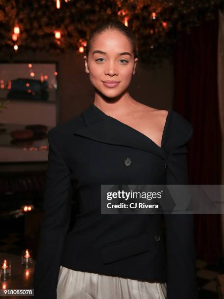 Jasmine Sanders attends the Monse launch party during New York Fashion Week on February 13, 2018 in New York City.