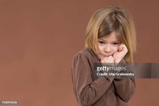 Bonn, Germany Five-year old girl poses for a photo on February 03, 2018 in Bonn, Germany.