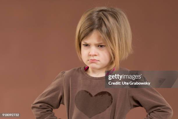 Bonn, Germany Five-year old girl poses for a photo on February 03, 2018 in Bonn, Germany.