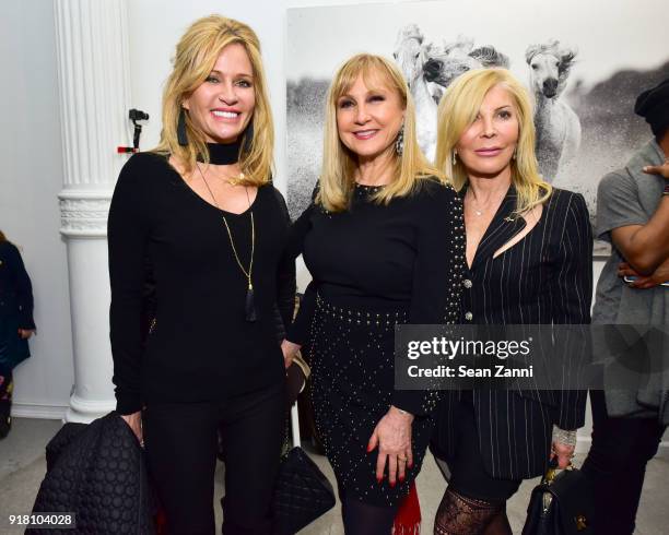 Leesa Rowland, Katlean de Monchy and Regina Kravitz attend Jean Shafiroff, Ambassador for Southampton Animal Shelter Hosts Private Preview of Ejaz...