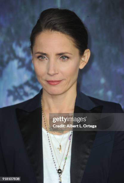 Actress Tuva Novotny arrives for the Premiere Of Paramount Pictures' "Annihilation" held at Regency Village Theatre on February 13, 2018 in Westwood,...