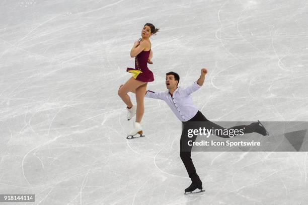 South Korea Miriam Ziegler and Severin Kiefer perform during the Pairs Short Program during the 2018 Winter Olympic Games at Gangneung Ice Arena on...