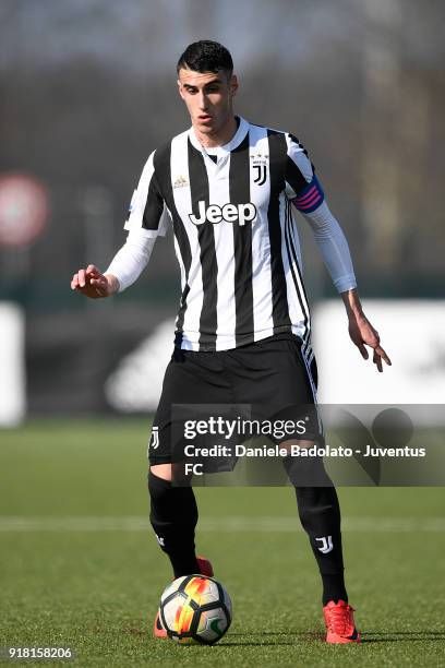 Simone Muratore during the Serie A Primavera match between Juventus U19 and ChievoVerona U19 on February 10, 2018 in Vinovo, Italy.