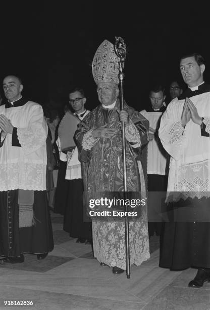 Italian Cardinal of the Roman Catholic Church and Vatican Secretary of State Amleto Giovanni Cicognani , Vatican City, 1st April 1968.