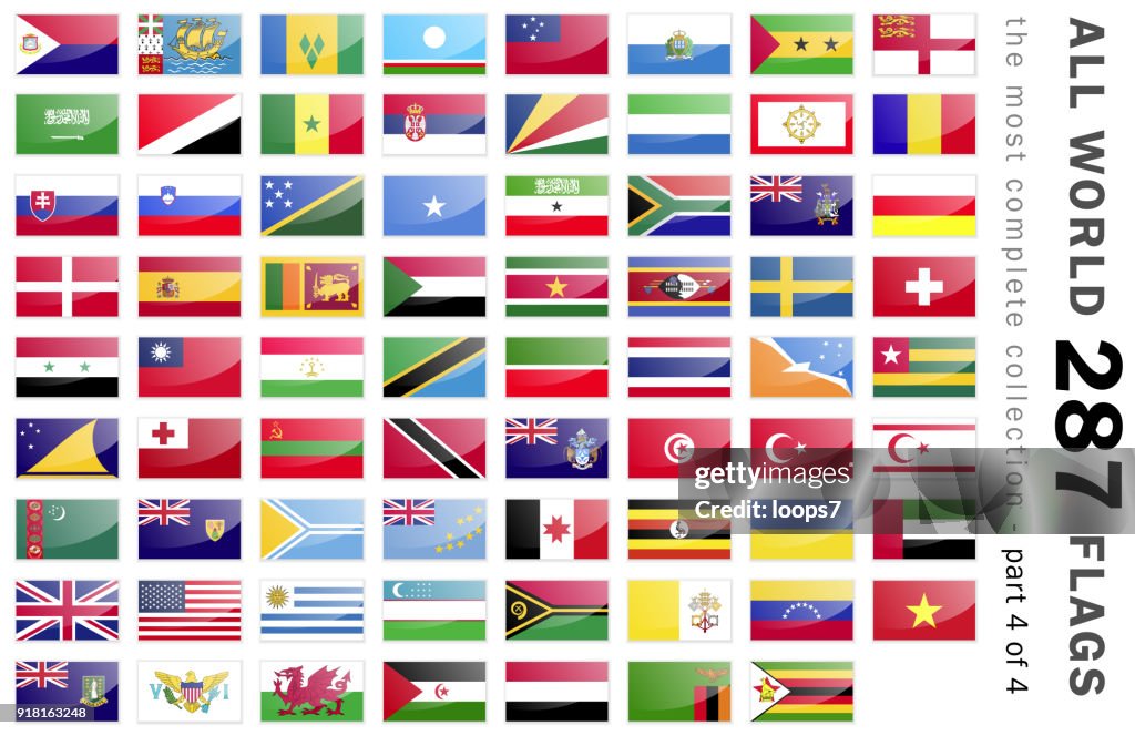 World 287 Flags - part 4 of 4