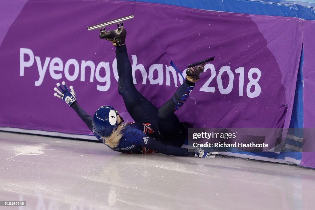 Short Track Speed Skating - Winter Olympics Day 4