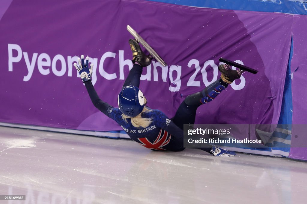 Short Track Speed Skating - Winter Olympics Day 4