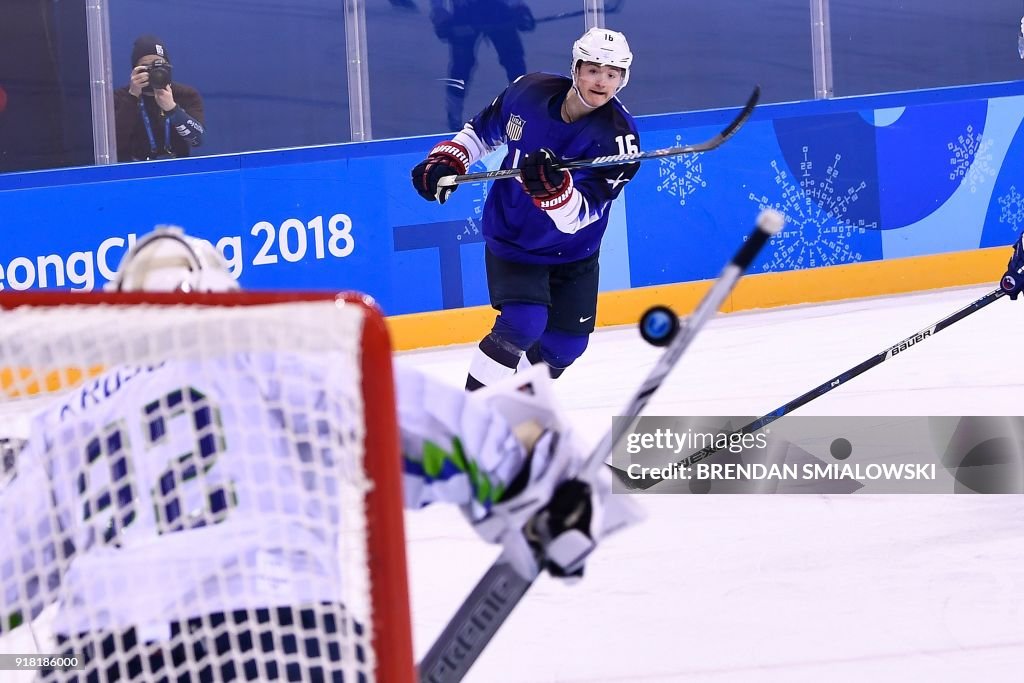 IHOCKEY-OLY-2018-PYEONGCHANG-USA-SLO