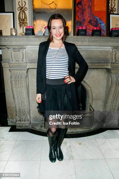 German actress Maike von Bremen attends the Blaue Blume Awards 2018 at Grosz on February 14, 2018 in Berlin, Germany.