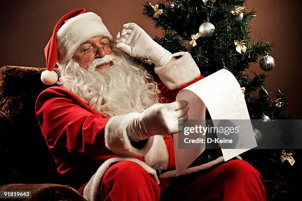 santa claus - saint stockfoto's en -beelden