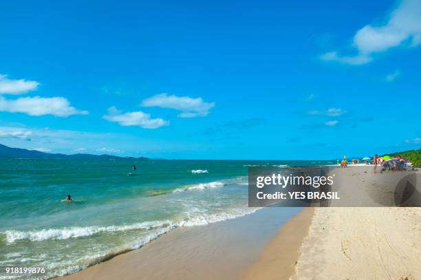florianópolis, santa catarina, brasilien - daniela beach - florianopolis stock-fotos und bilder