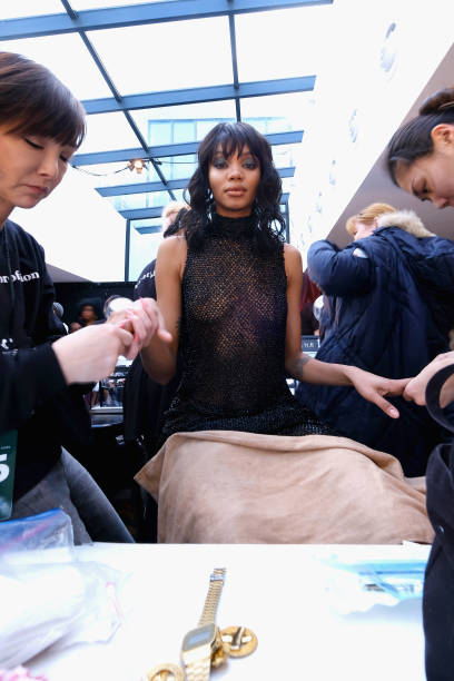 NY: Laquan Smith - Backstage - February 2018 - New York Fashion Week: The Shows