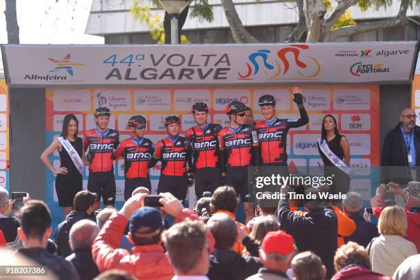 44th Volta Algarve 2018 / Stage 1 Start / Team BMC Racing Team / Simon Gerrans of Australia / Stefan Kung of Switzerland / Richie Porte of Australia...