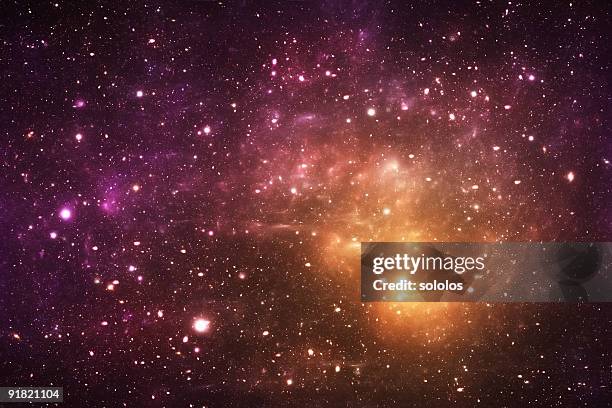 yellow galaxy - nebula stock pictures, royalty-free photos & images