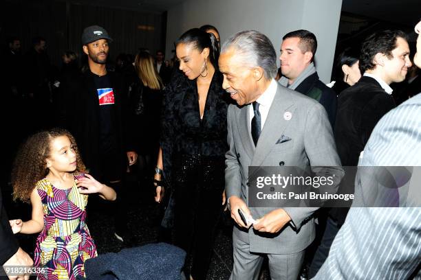 Al Sharpton attends The Cinema Society with Ravage Wines & Synchrony host a screening of Marvel Studios' "Black Panther" at The Museum of Modern Art...