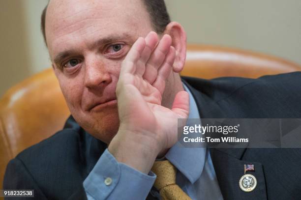 Rep. Tom Reed, R-N.Y., attends a Ways and Means Committee hearing on the FY2019 budget for the Health and Human Services Department featuring...