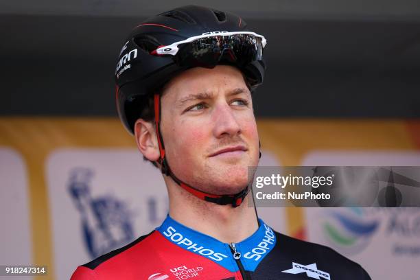 Stefan Kung of BMC Racing Team before the 1st stage of the cycling Tour of Algarve between Albufeira and Lagos, on February 14, 2018.