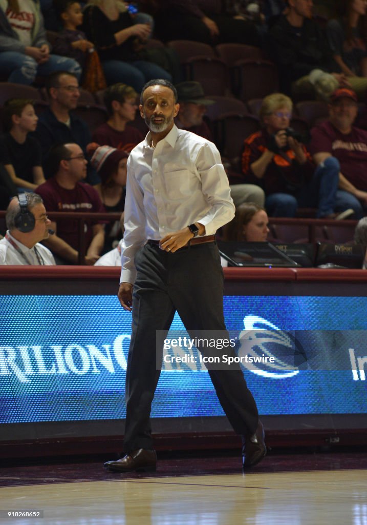 COLLEGE BASKETBALL: FEB 11 Women's - Virginia at Virginia Tech