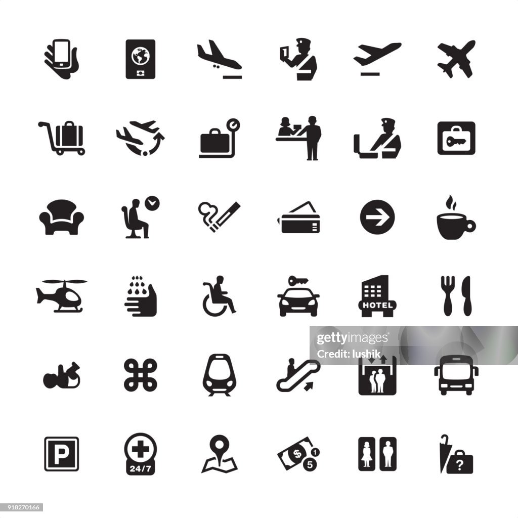 Airport Information icons pack