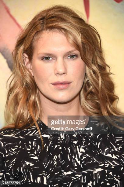 Alexandra Richards attends the Michael Kors fashion show during New York Fashion Week at Vivian Beaumont Theatre on February 14, 2018 in New York...