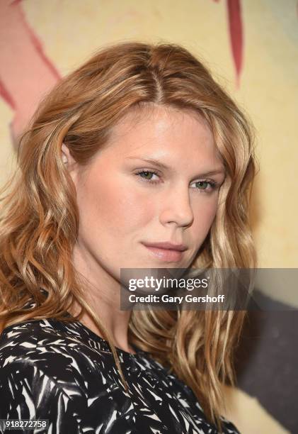 Alexandra Richards attends the Michael Kors fashion show during New York Fashion Week at Vivian Beaumont Theatre on February 14, 2018 in New York...