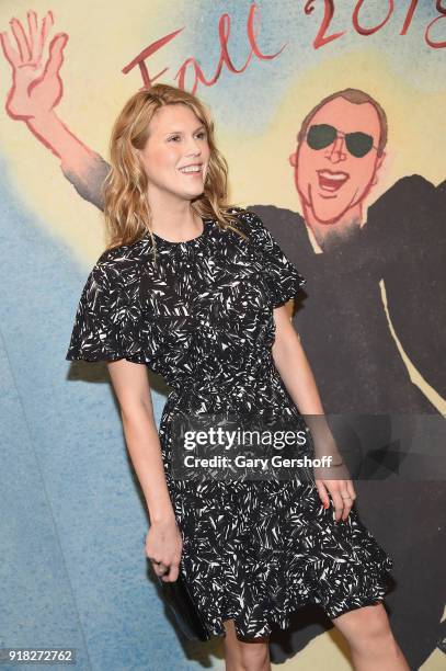 Alexandra Richards attends the Michael Kors fashion show during New York Fashion Week at Vivian Beaumont Theatre on February 14, 2018 in New York...