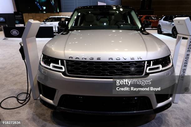 Land Rover Range Rover Sport is on display at the 110th Annual Chicago Auto Show at McCormick Place in Chicago, Illinois on February 8, 2018.