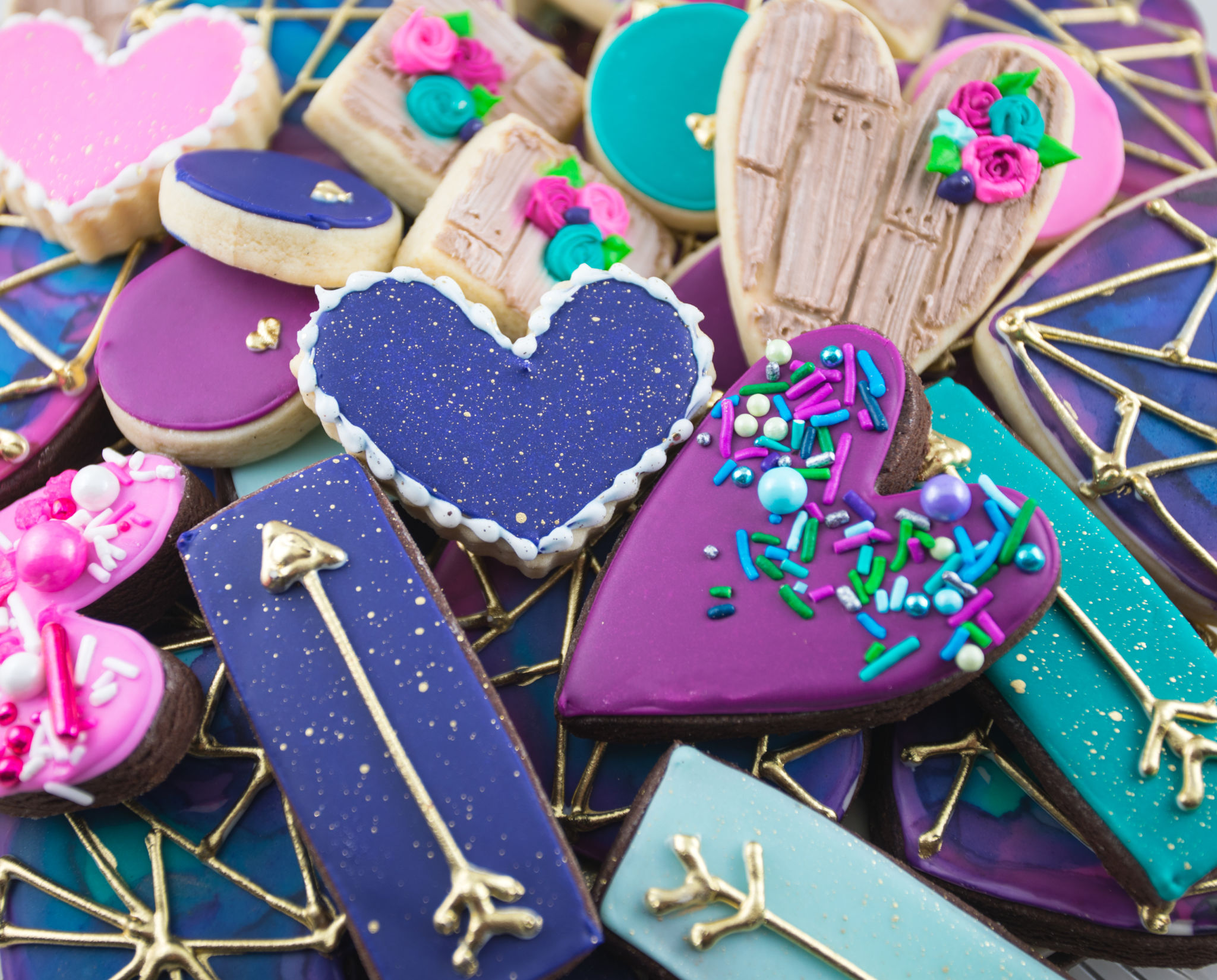 Frosted Valentines Day Cookies Frosted Valentines Day Cookies