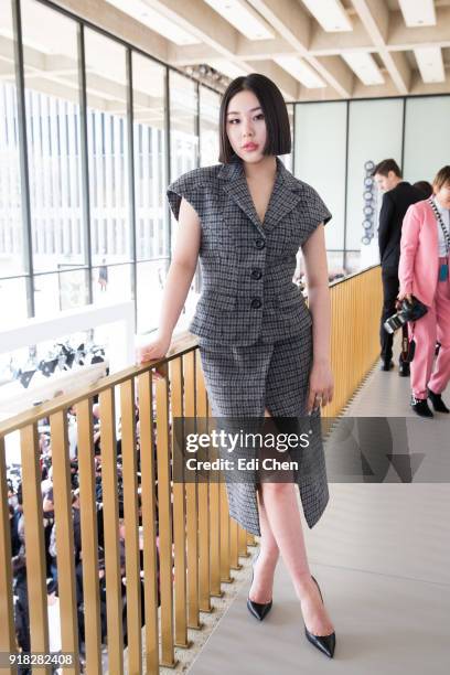 Natasha Lau attends the Michael Kors Collection Fall 2018 Runway Show at the Vivian Beaumont Theatre on February 14, 2018 in New York City.