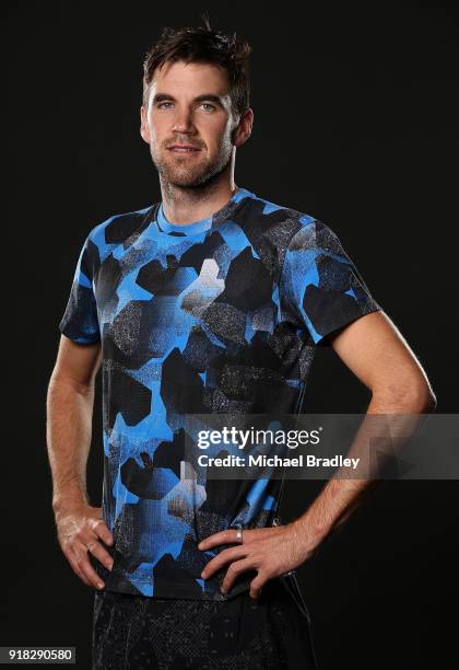 Tony Dodds poses during the NZOC Commonwealth Games headshots session on October 18, 2017 in Cambridge, New Zealand.