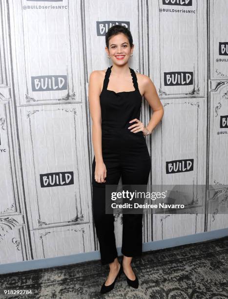 Actress Ariel Mortman attends Build Series to discuss 'Greenhouse Academy' at Build Studio on February 14, 2018 in New York City.