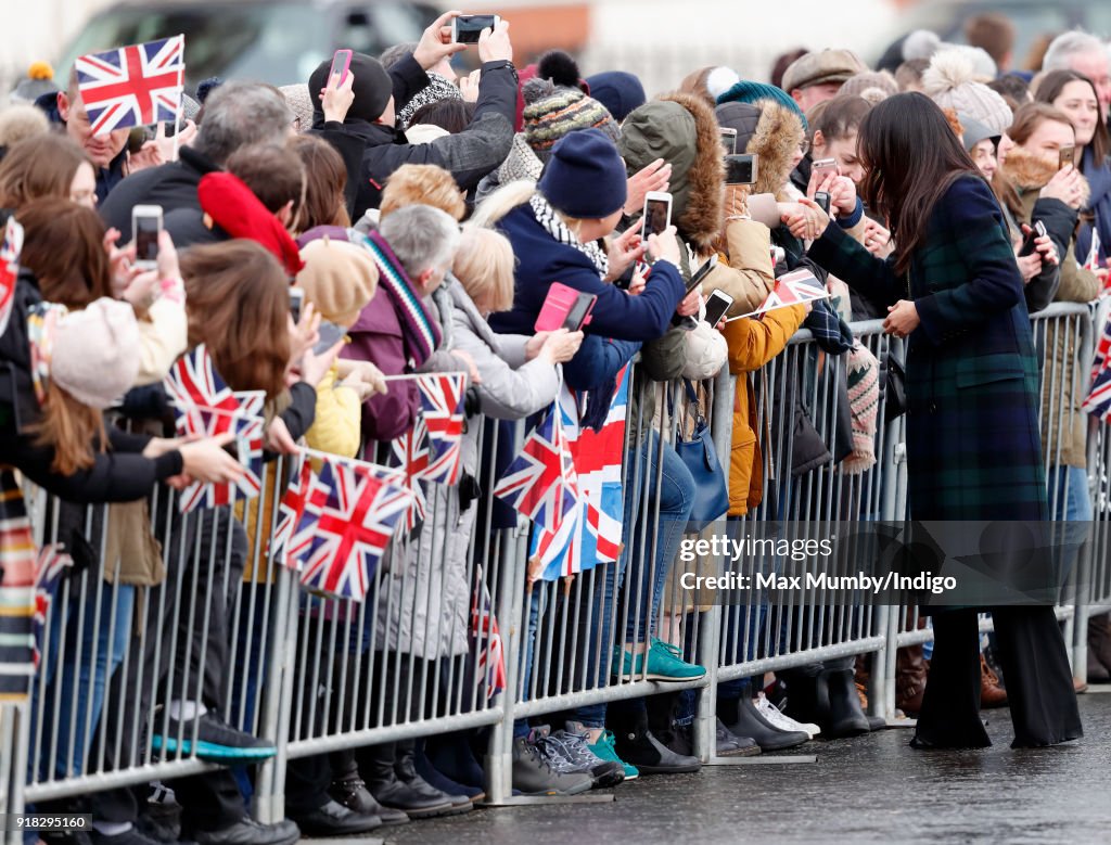 Prince Harry And Meghan Markle Visit Edinburgh