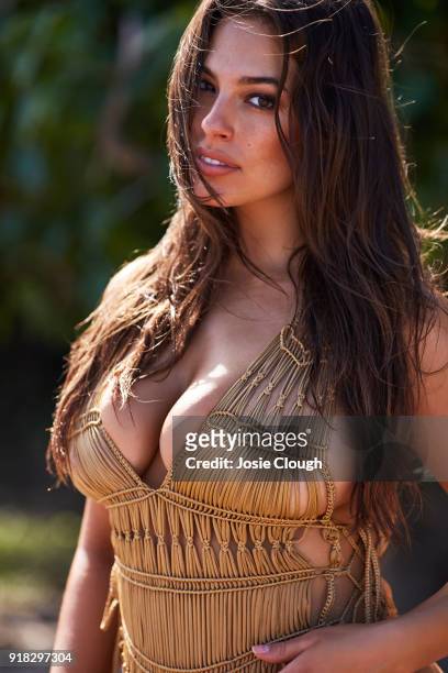 Swimsuit Issue 2018: Model Ashley Graham poses for the 2018 Sports Illustrated swimsuit issue on December 11, 2017 in Nevis. PUBLISHED IMAGE. CREDIT...