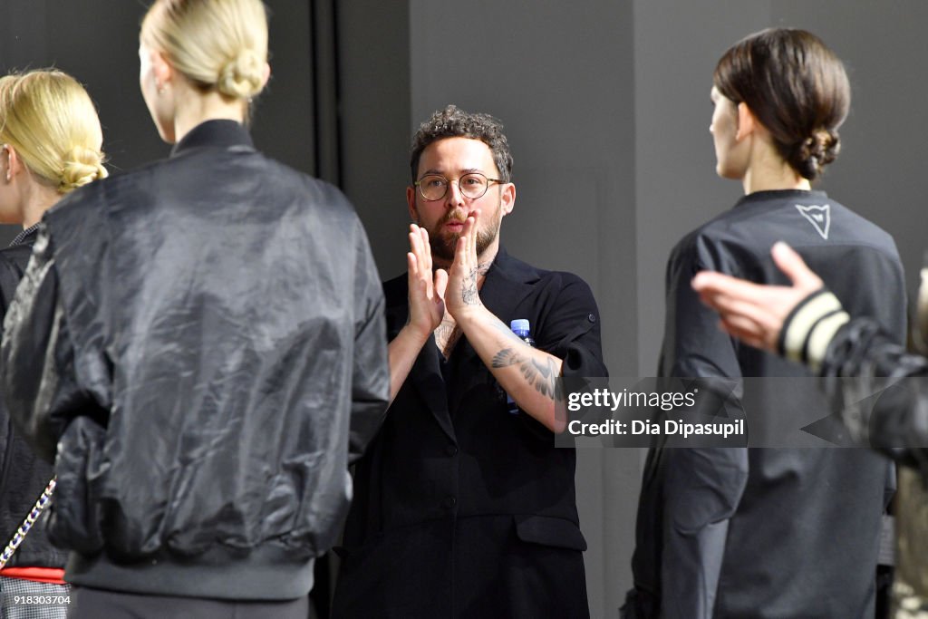 Marcel Ostertag - Front Row - February 2018 - New York Fashion Week: The Shows