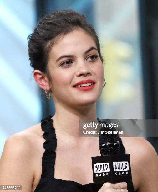 Actress Ariel Mortman attends the Build Series to discuss "Greenhouse Academy" at Build Studio on February 14, 2018 in New York City.