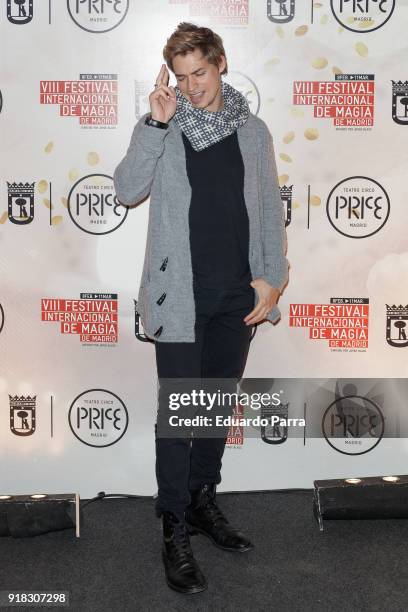 Singer Carlos Baute attends the "Magic International Festival" premiere at Price Circus on February 14, 2018 in Madrid, Spain.