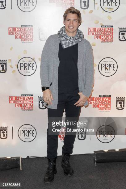 Singer Carlos Baute attends the "Magic International Festival" premiere at Price Circus on February 14, 2018 in Madrid, Spain.